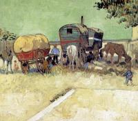 Gogh, Vincent van - Traveling Artists Caravans